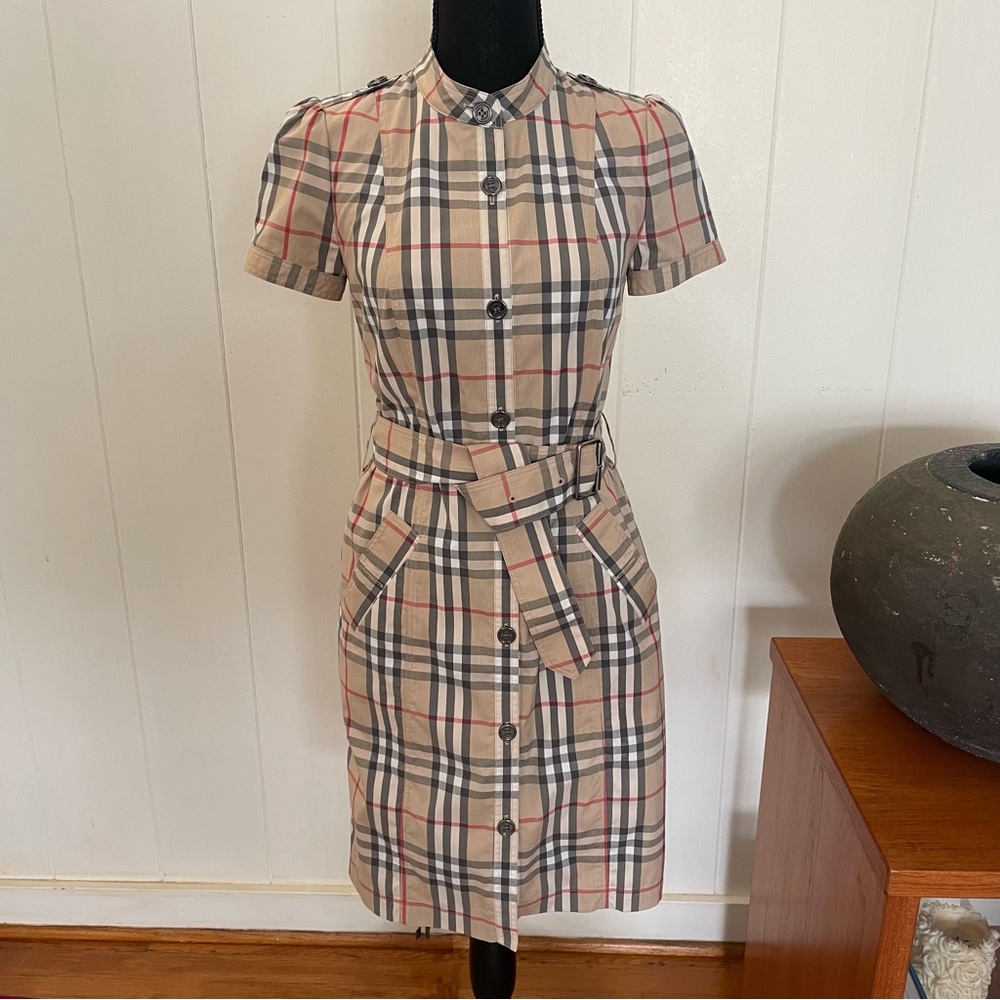 Burberry Brit Belted Dress